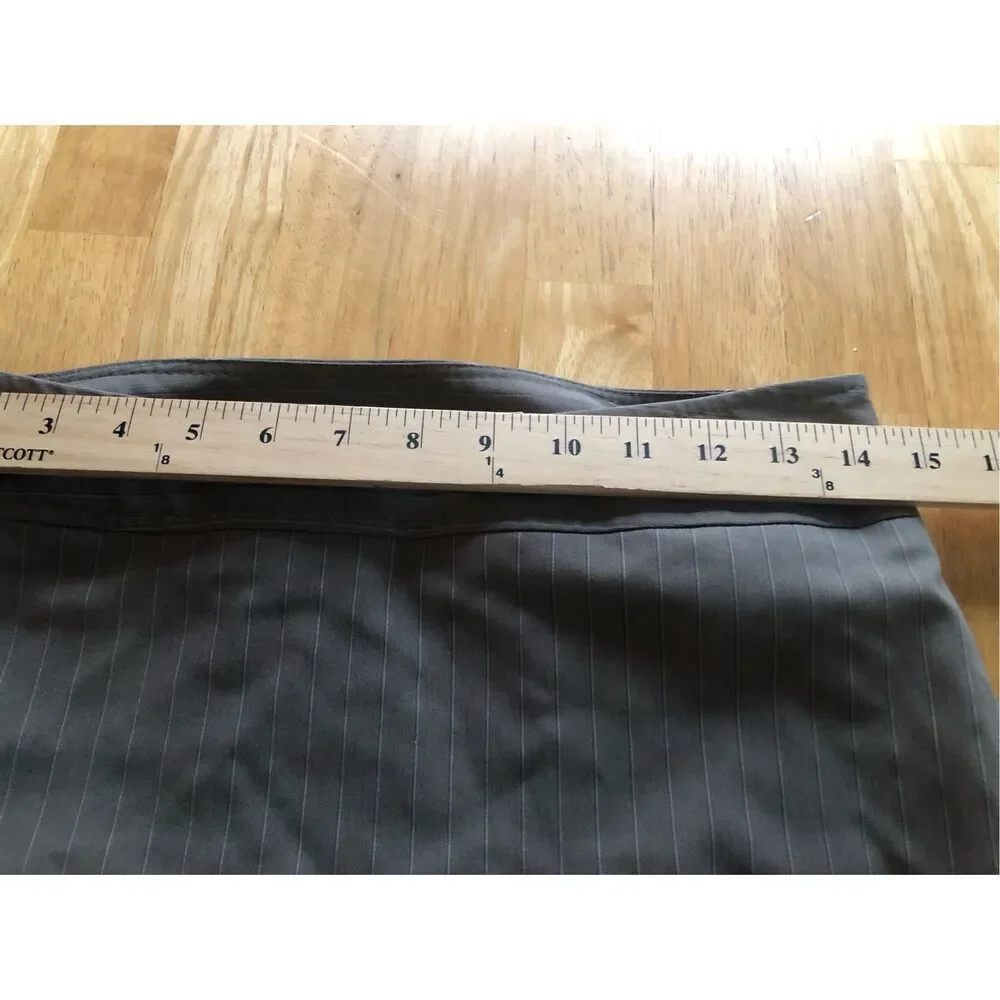 The Limited Pencil Skirt Size 2 Gray Pinstripe Career Stretch